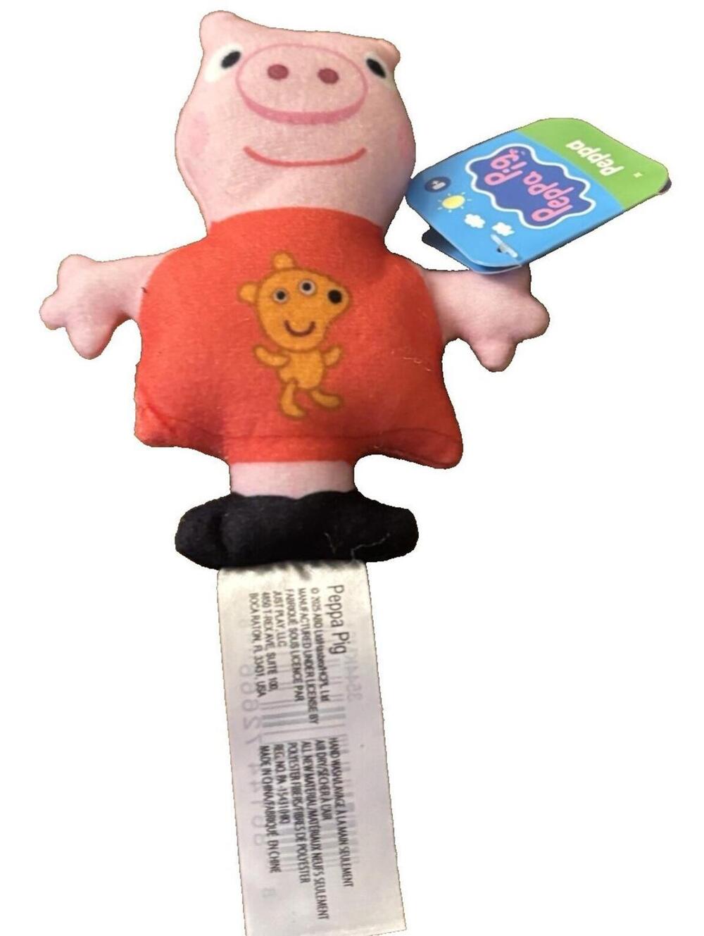 Peppa Pig Just Play PodPals Mini Plush Toy Collectible Soft Figure NEW